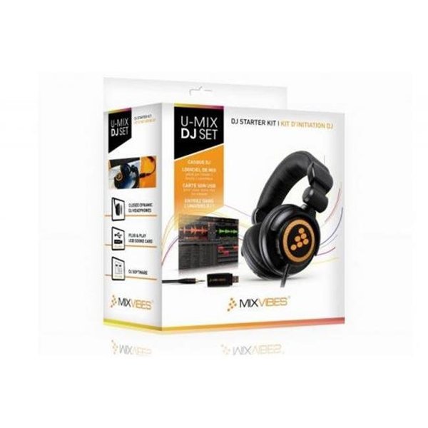 Mix Vibes MIX VIBES UMIXDJSET USB Closed DJ Headphones with software UMIXDJSET